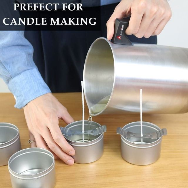 1.2L/3L Candle Melting Pot Aluminium Wax Melting Cup Wax Melting Pot Candle  Making Pouring